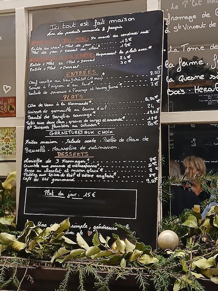 p'tit gars - Menu Image 1